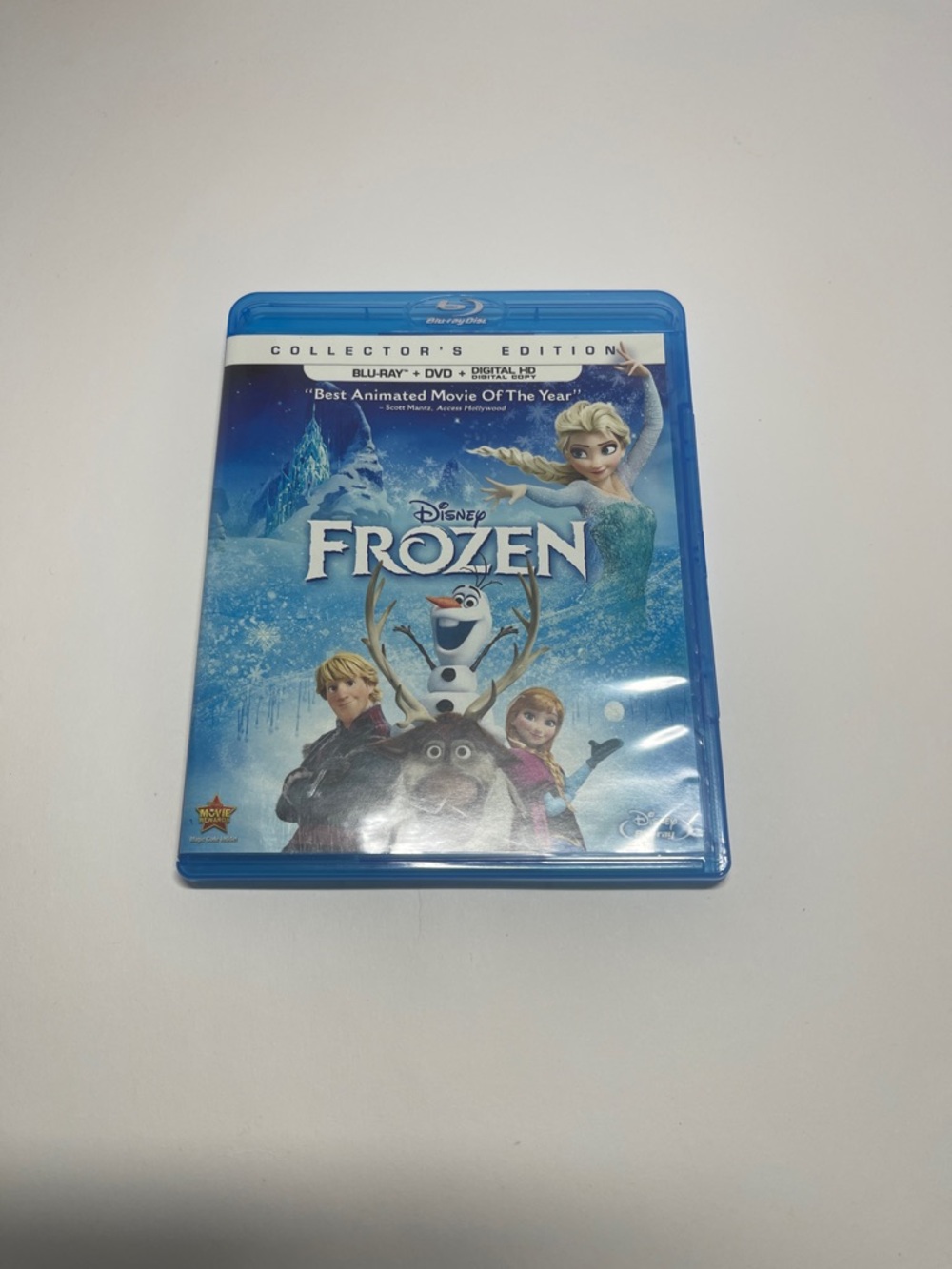 Disney Frozen Blu‑ray Set with Blue Discs and Case